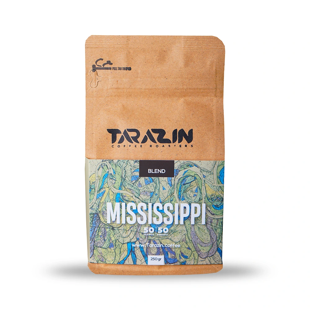 قهوه میکس 50 روبوستا 50 عربیکا- برشته کاری قهوه تارازین